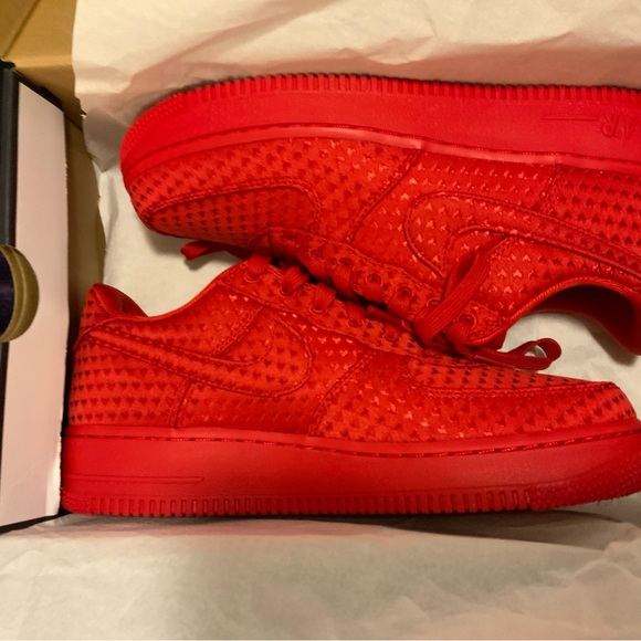 Red Sneakers with Heart Charm - Picture 2 of 4